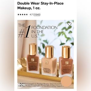 Estée Lauder Double Wear Stay-in-Place Makeup 1W1 Bone